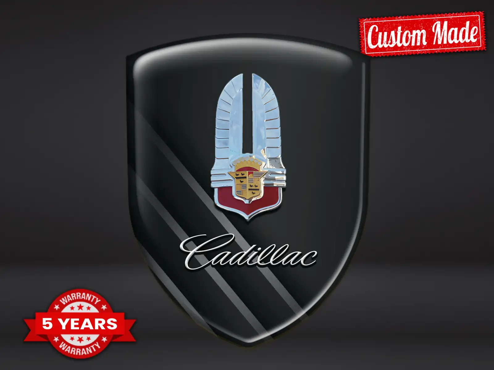 Cadillac Badges Tous Modèles Design Max Stylé Pro Résistant ST
